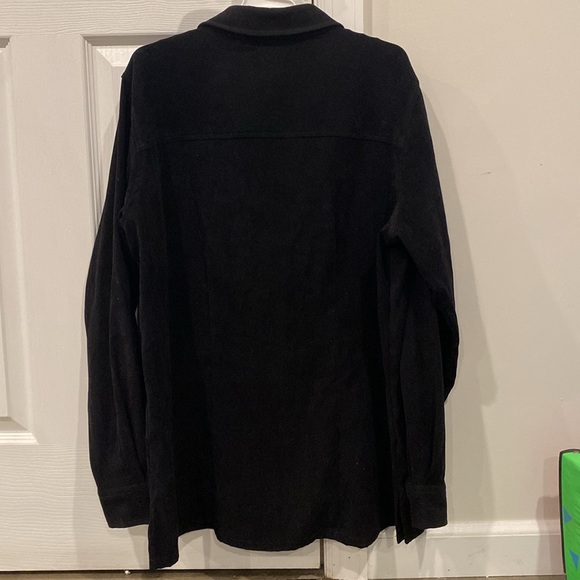 Gloria Vanderbilt Black Button Down Shirt - Size XL women’s extra large tops - Picture 4 of 6